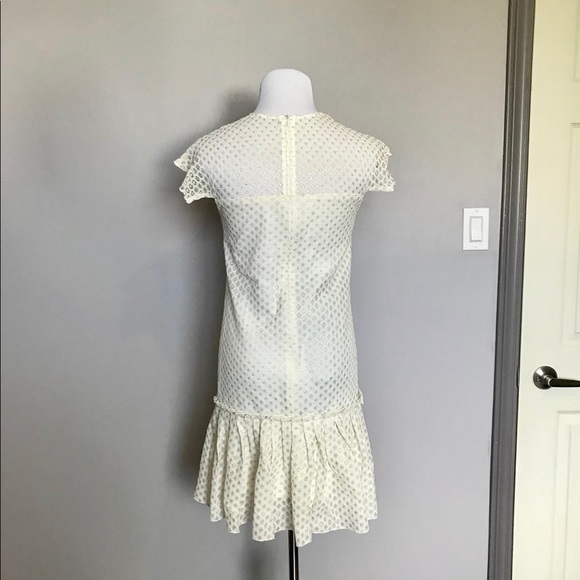 Romantic Vintage Sheer Net Wool Dress - Picture 5 of 10